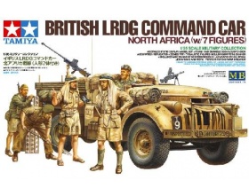 British LRDG Command Car North Africa with 7 Figures 1:35 | Tamiya 32407