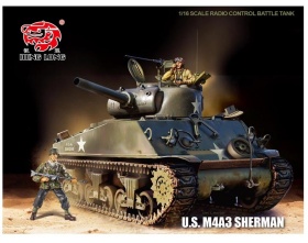 M4A3 Sherman czołg 2,4GHz 1:16 | 3898-1B-2,4 HENG LONG