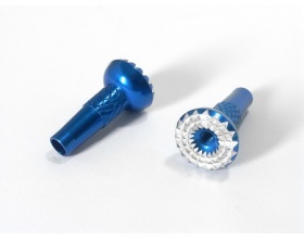 Drążki alu do aparatury (3 mm) niebieskie - EA-010-B - XTREME