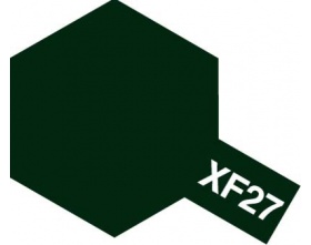 Farba akrylowa - XF-27 BLACK GREEN - 81727 Tamiya