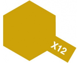 Farba akrylowa - X-12 GOLD LEAF - 81512 Tamiya