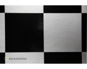 Folia ORACOVER Kratka 105mm Srebrno-czarna - 691-091-071