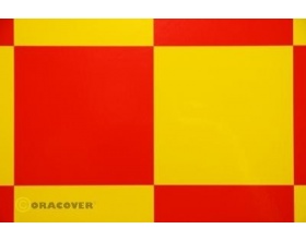 Folia ORACOVER Kratka 105mm Żółto-czerwona - 691-033-023