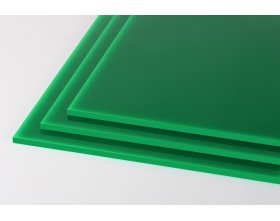 Formatka PLEXI 2,5mm zielona transparentna (200x330)