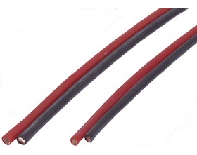 Przewód / kabel silikonowy 2,5 mm2 - czerwony - 1mb