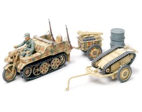 Kettenkraftrad w/Infantry Cart & Goliath Demolition Vehicle 1:48 | 32502 TAMIYA
