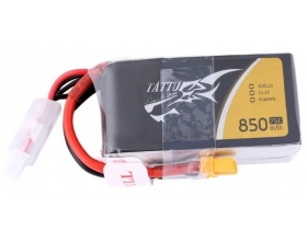 Pakiet LiPo 850mAh 11,1V 3S 75C XT-30 - GENS ACE & TATTU
