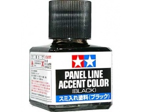 Panel Line Accent Color - Black - 40ml | Tamiya 87131