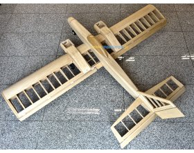 Samolot konstrukcyjny dwusilnikowy KIT (1550mm)