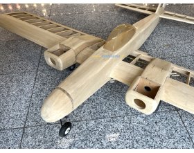 Samolot konstrukcyjny dwusilnikowy KIT (1550mm)