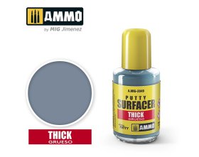 Szpachlówka akrylowa w płynie (gęsta) Putty Surfacer Thick (30ml) | A.MIG-2049 AMMO